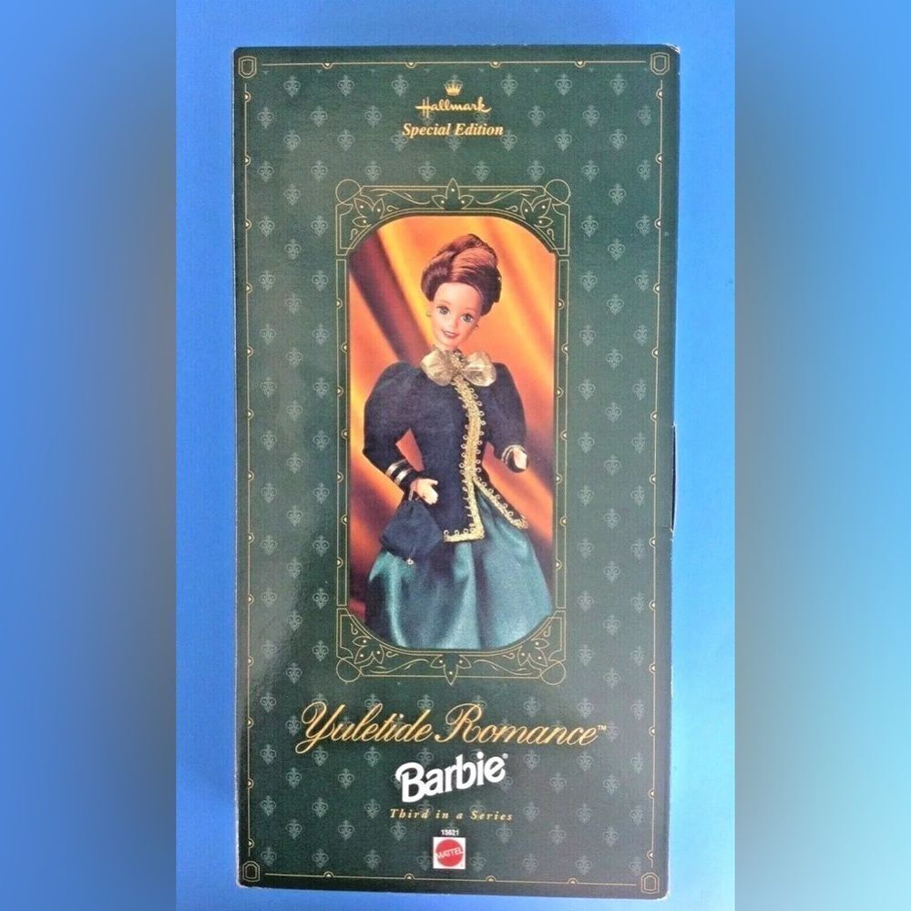 1996 Hallmark BARBIE YULETIDE ROMANCE BOXED Mint #3 In Holiday Traditions Series